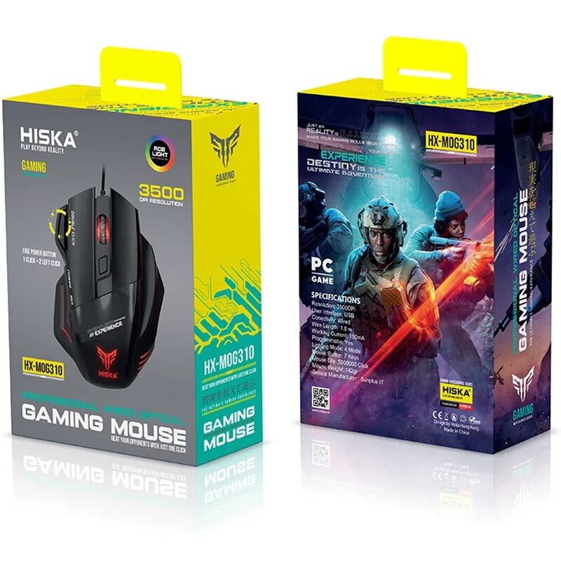 موس گیمینگ هیسکا HX-MOG310