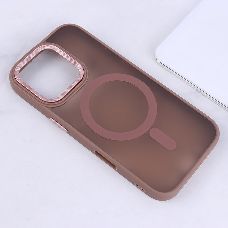 قاب PC مگ سیف آیفون iPhone 16 Pro پشت مات محافظ لنز متال