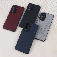 قاب چرمی Polo Ralph Laren سامسونگ Galaxy A26 طرح دار محافظ لنزدار