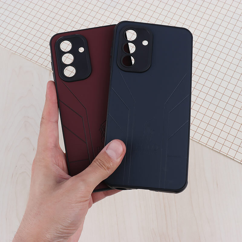 قاب چرمی Polo Ralph Laren سامسونگ Galaxy A26 طرح دار محافظ لنزدار