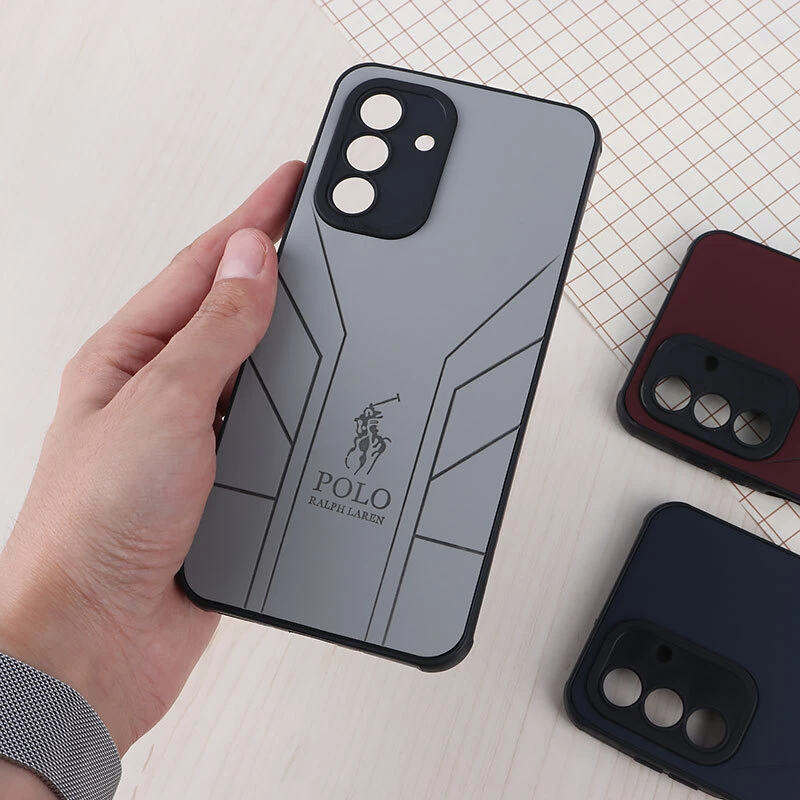 قاب چرمی Polo Ralph Laren سامسونگ Galaxy A26 طرح دار محافظ لنزدار