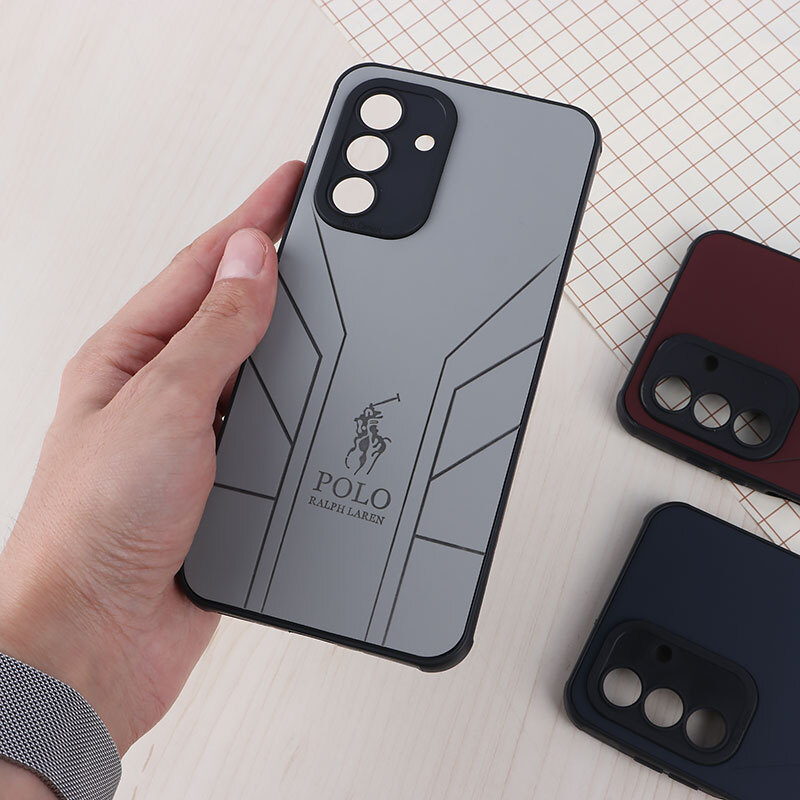 قاب چرمی Polo Ralph Laren سامسونگ Galaxy A26 طرح دار محافظ لنزدار