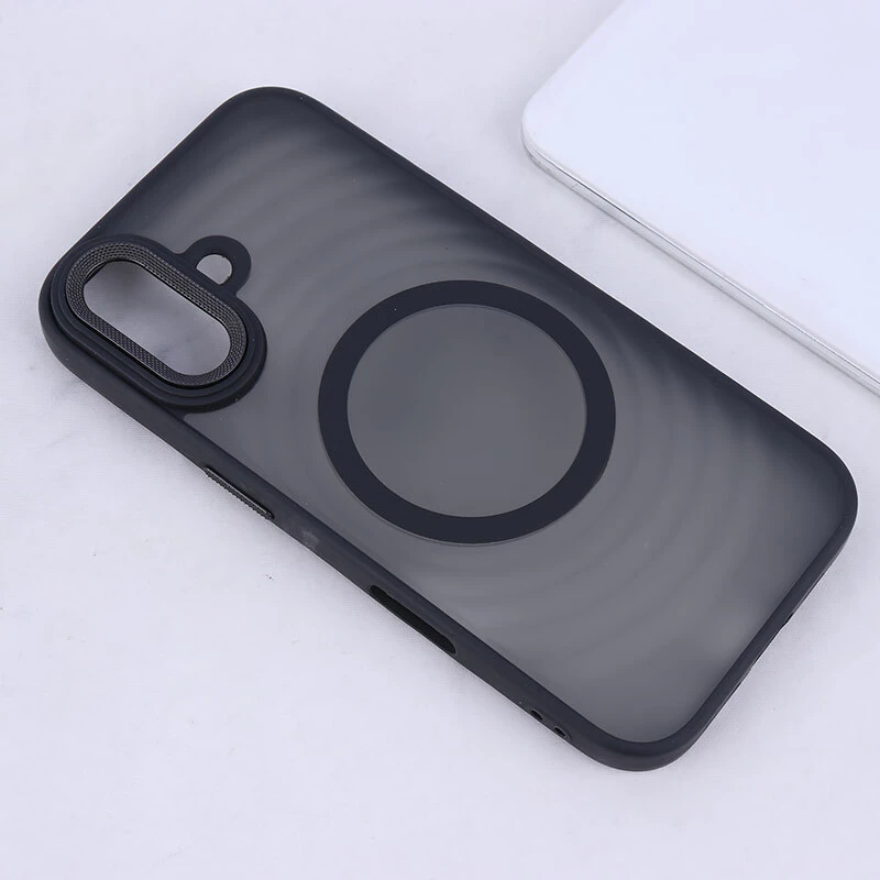 قاب مگ سیف آیفون iPhone 16 پشت مات طرح موج