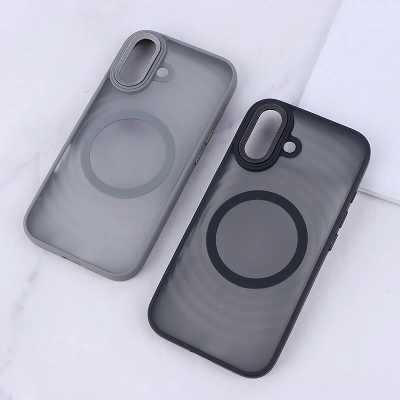 قاب مگ سیف آیفون iPhone 16 پشت مات طرح موج