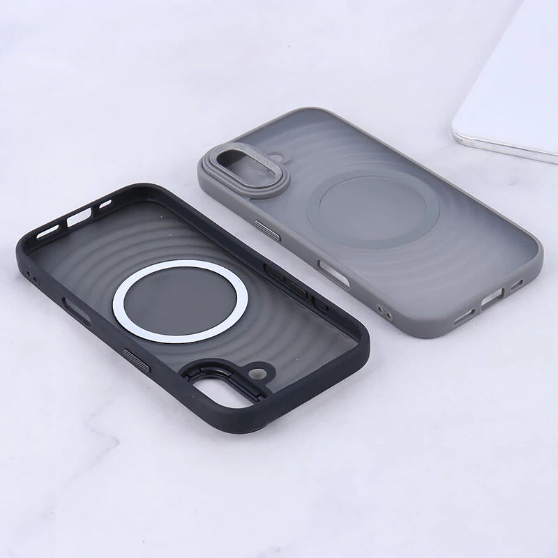 قاب مگ سیف آیفون iPhone 16 پشت مات طرح موج