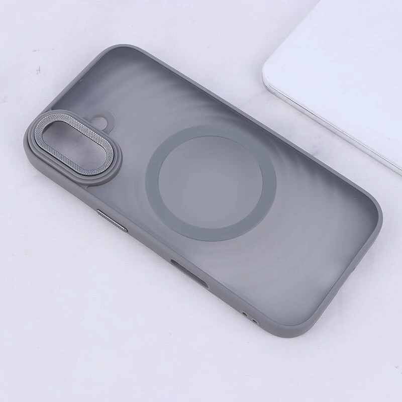 قاب مگ سیف آیفون iPhone 16 پشت مات طرح موج