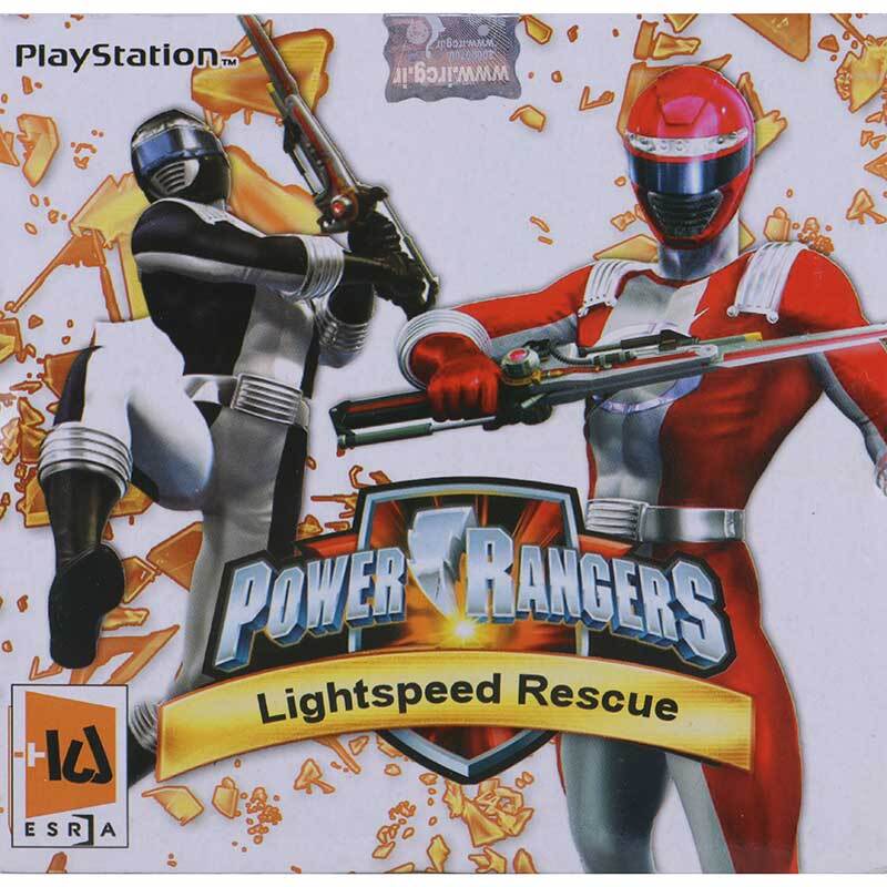 بازی Power Rangers Lightspeed Rescue لوح زرین مناسب برای PS1