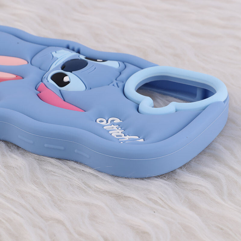قاب سیلیکونی آیفون iPhone 16 عروسکی برجسته طرح Stitch