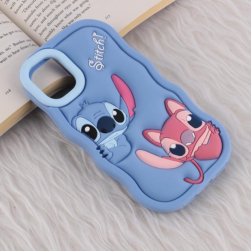 قاب سیلیکونی آیفون iPhone 11 عروسکی برجسته طرح Stitch