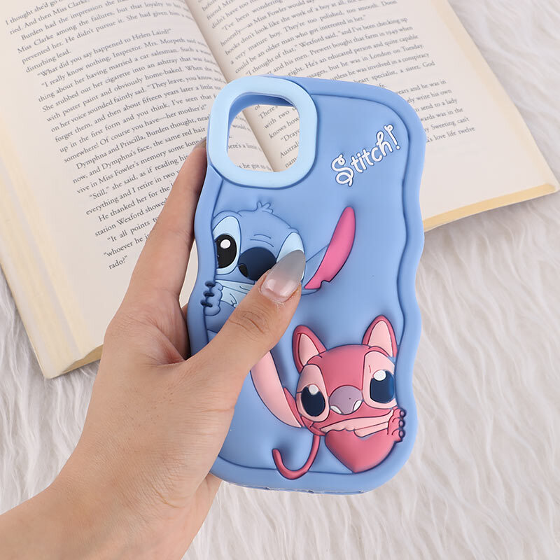 قاب سیلیکونی آیفون iPhone 11 عروسکی برجسته طرح Stitch