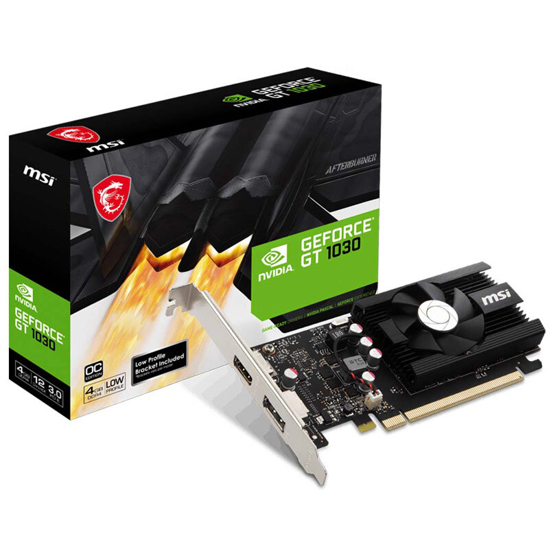 کارت گرافیک MSI GeForce GT1030 4GD4 LP OC 4GB GDDR4 64Bit