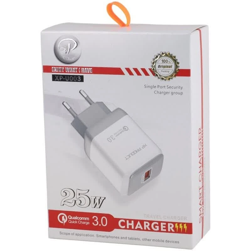 شارژر دیواری 18 وات ایکس پی پروداکت XP-U003 QC3.0 3A