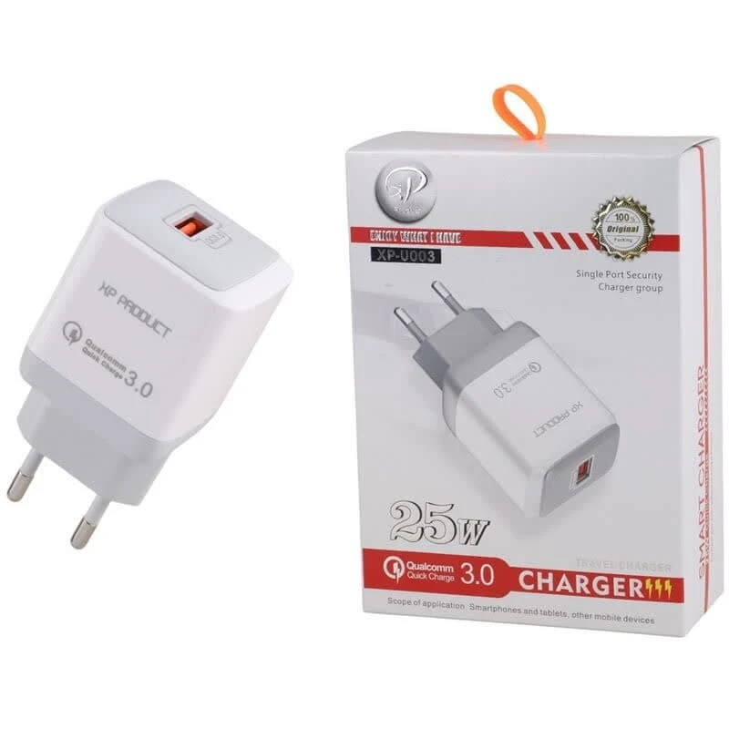 شارژر دیواری 18 وات ایکس پی پروداکت XP-U003 QC3.0 3A