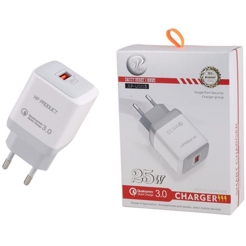 شارژر دیواری 18 وات ایکس پی پروداکت XP-U003 QC3.0 3A