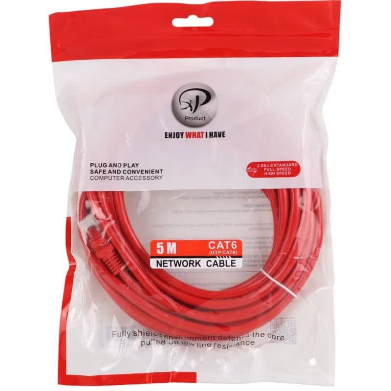 کابل شبکه Cat6 ایکس پی پروداکت طول 5 متر