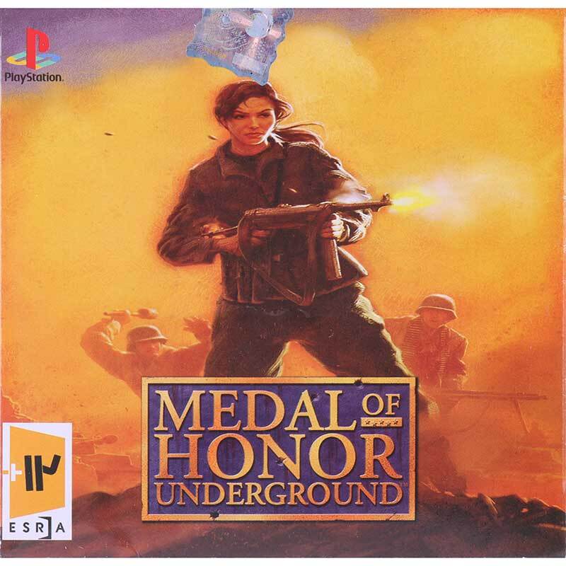 بازی Medal of Honor Underground لوح زرین مناسب برای PS1