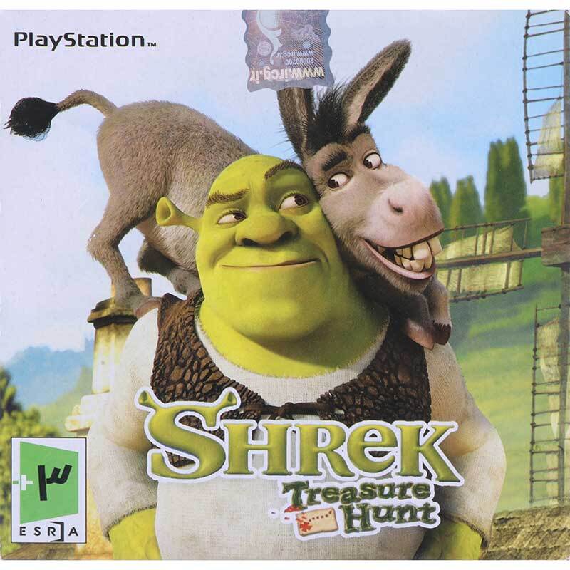 بازی Shrek Treasure Hunt لوح زرین مناسب برای PS1