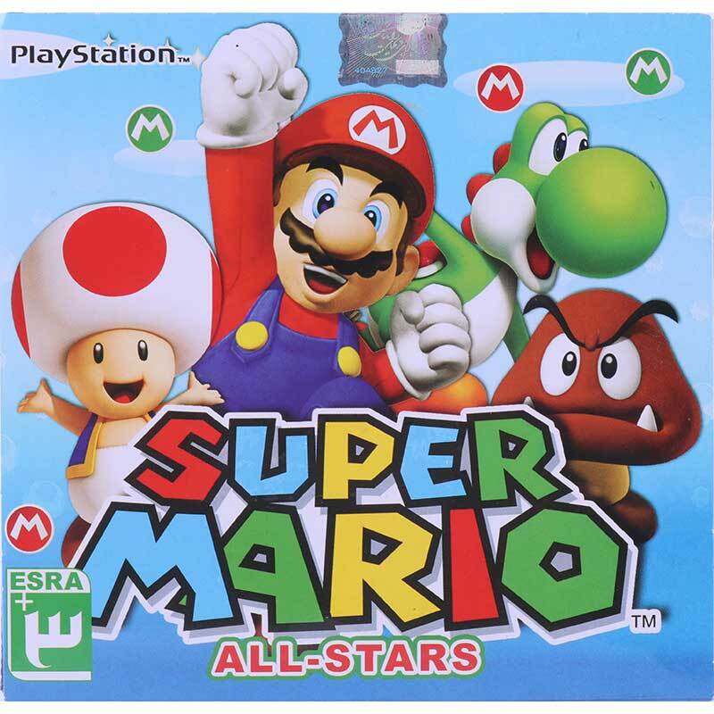 بازی Super Mario All-Stars لوح زرین مناسب برای PS1