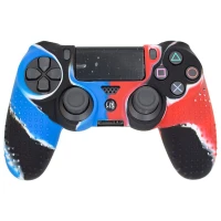 روکش دسته بازی PS4 مشکی آبی قرمز