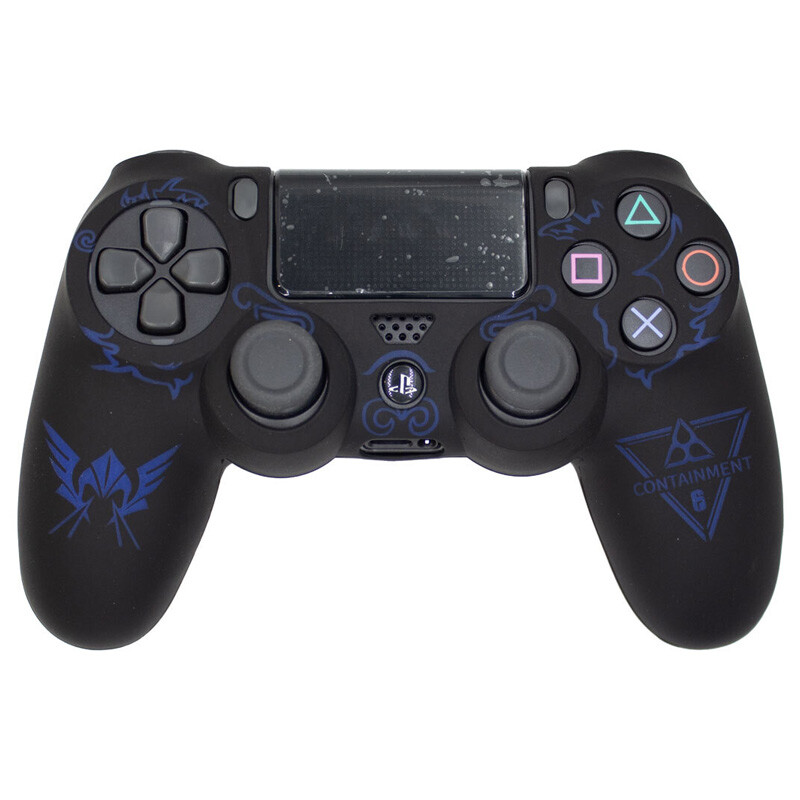 روکش دسته بازی PS4 طرح Tom Clancy مشکی آبی کد 2