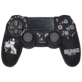 روکش دسته بازی PS4 طرح Red Dead Redemption 2 مشکی سفید