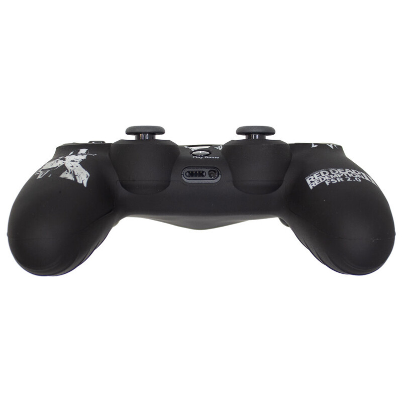 روکش دسته بازی PS4 طرح Red Dead Redemption 2 مشکی سفید