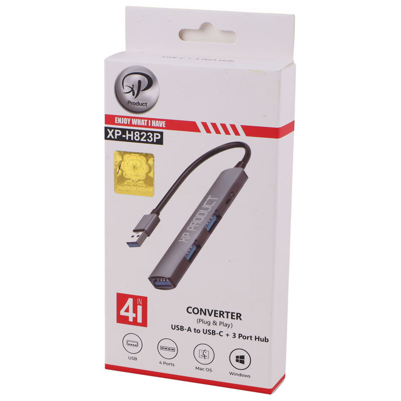 هاب 4 پورت USB 2.0 ایکس پی پروداکت XP-H823P