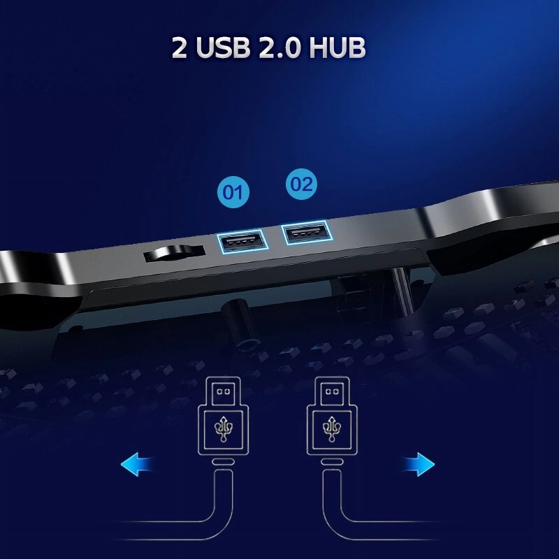کول پد لپ تاپ کول کلد F2PLUS کد 2