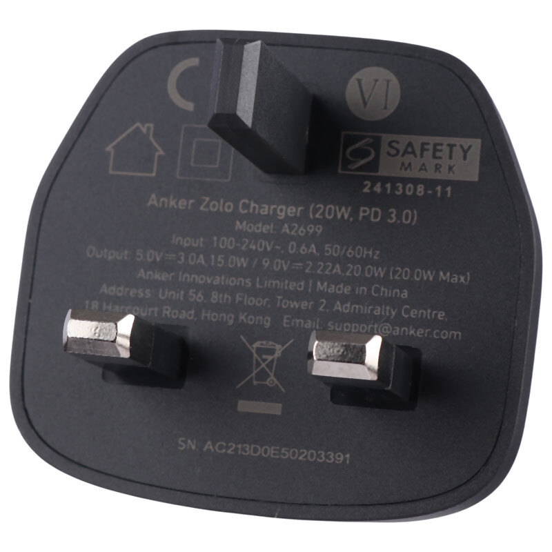 شارژر دیواری 20 وات انکر A2699K11 PD 3A