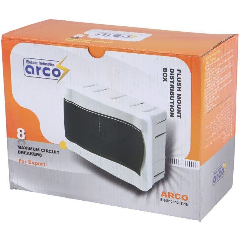 جعبه فیوز مینیاتوری توکار 8 عددی آرکو Arco ADB0012 29.2*21.4cm