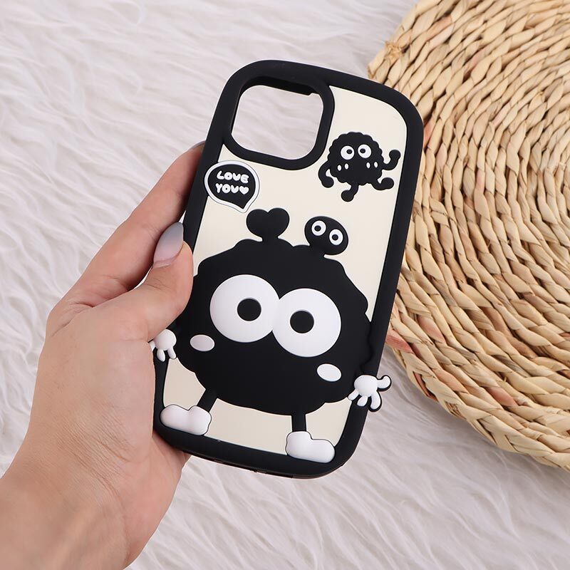 قاب عروسکی آیفون iPhone 13 / 14 طرح میکروب