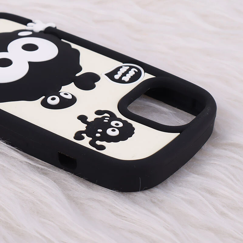 قاب عروسکی آیفون iPhone 13 / 14 طرح میکروب