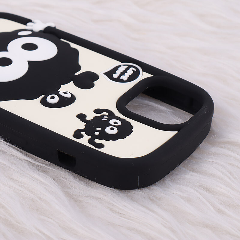قاب عروسکی آیفون iPhone 13 / 14 طرح میکروب