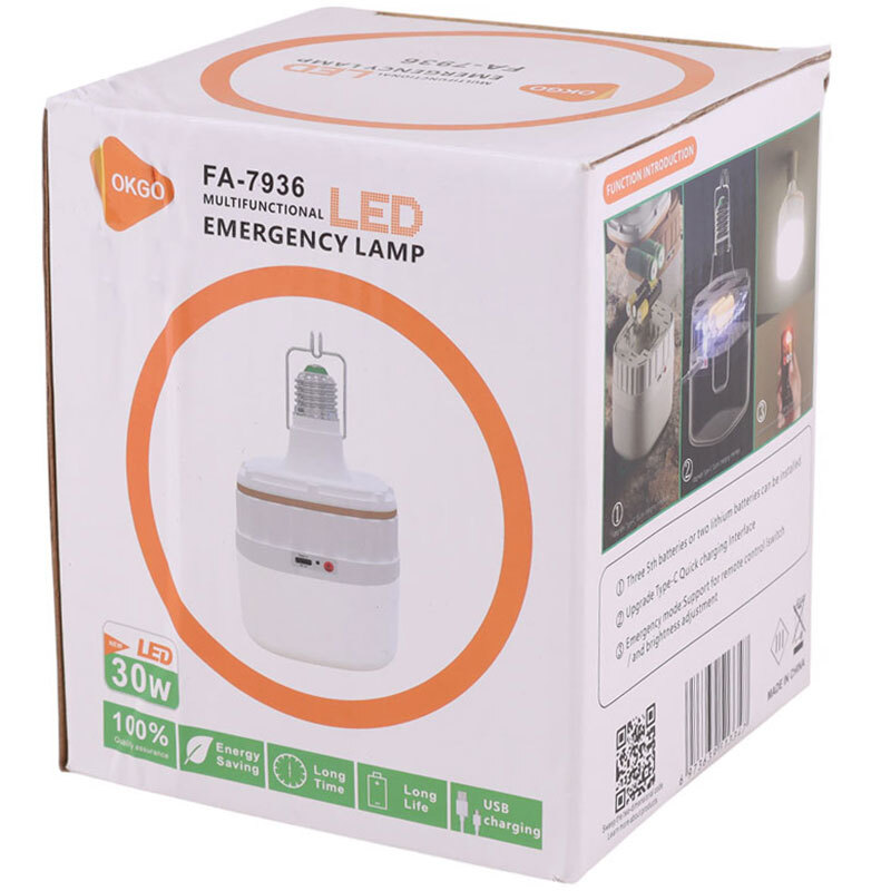لامپ آویزدار شارژی OKGO FA-7936 30W