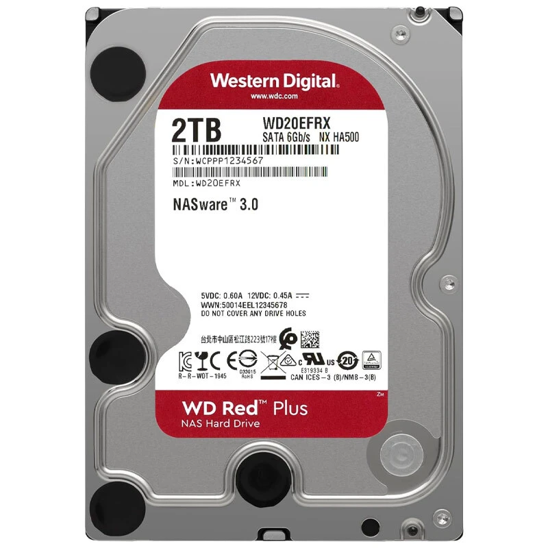 هارد اینترنال وسترن دیجیتال Western Digital Red Plus WD20EFRX 2TB