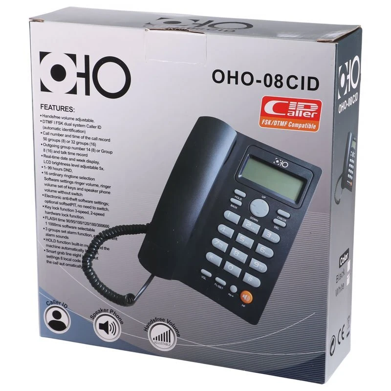 تلفن رومیزی اهو Oho OHO-08CID