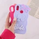 قاب موج دار سامسونگ Galaxy A10S طرح Barbie برجسته