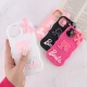 قاب موج دار آیفون iPhone 16 Pro Max طرح Barbie برجسته
