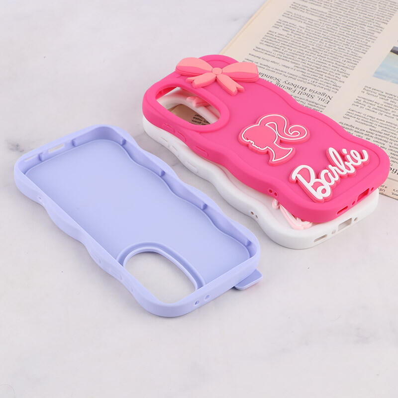 قاب موج دار سامسونگ Galaxy A36 طرح Barbie برجسته