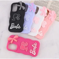 قاب موج دار سامسونگ Galaxy A52 / A52s طرح Barbie برجسته
