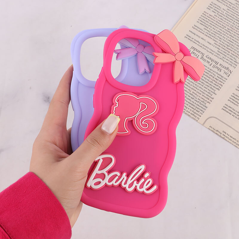 قاب موج دار شیائومی Redmi Note 13 4G طرح Barbie برجسته