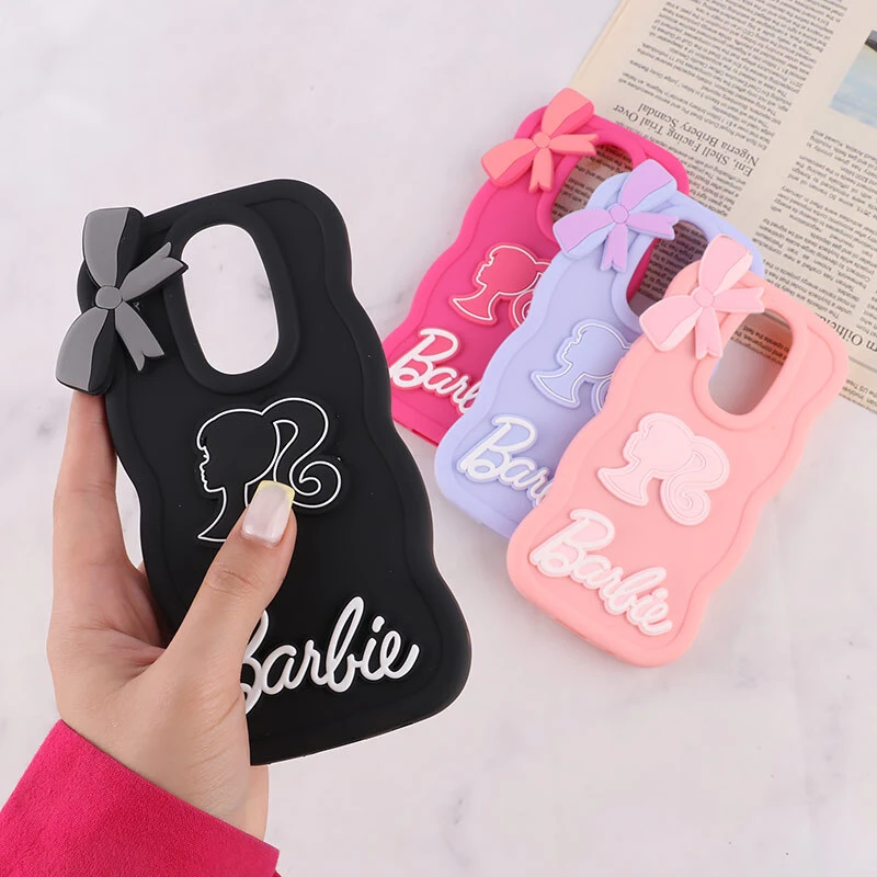 قاب موج دار شیائومی Redmi Note 8 Pro طرح Barbie برجسته