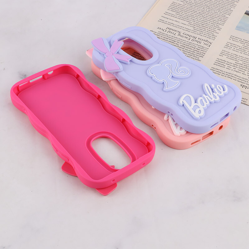 قاب موج دار شیائومی Redmi Note 8 Pro طرح Barbie برجسته
