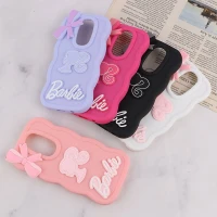 قاب موج دار شیائومی Redmi Note 8 Pro طرح Barbie برجسته