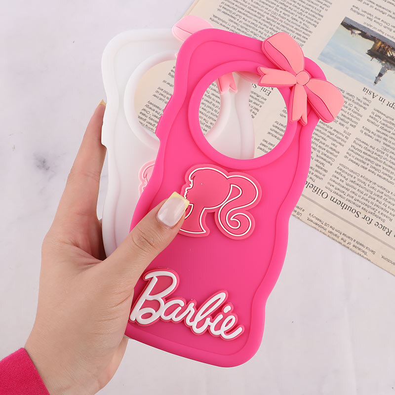 قاب موج دار شیائومی Redmi 14C / Poco C75 طرح Barbie برجسته