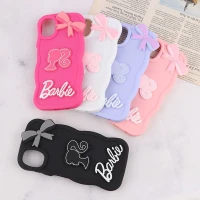 قاب موج دار سامسونگ Galaxy A06 طرح Barbie برجسته