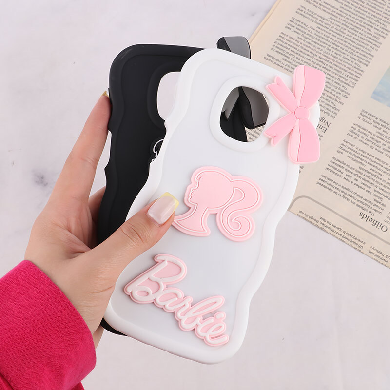 قاب موج دار شیائومی Redmi Note 9S / Note 9 Pro / Note 10 Lite طرح Barbie برجسته