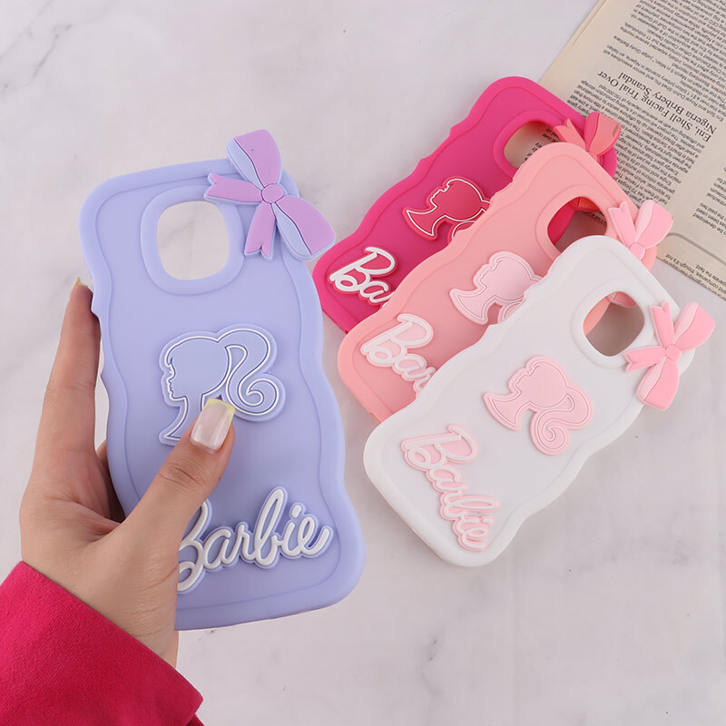 قاب موج دار شیائومی Redmi Note 9S / Note 9 Pro / Note 10 Lite طرح Barbie برجسته