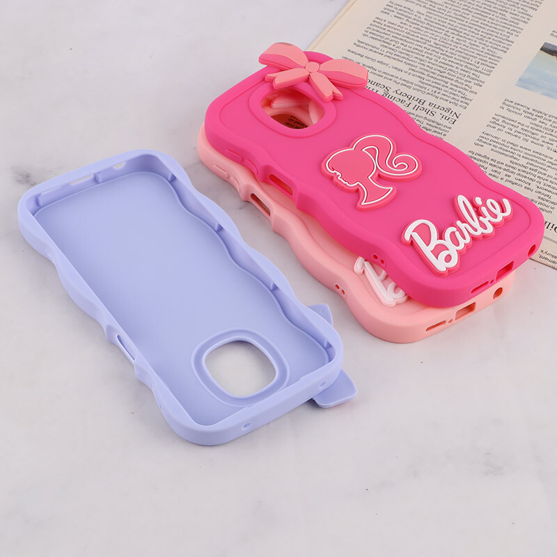 قاب موج دار شیائومی Redmi Note 9S / Note 9 Pro / Note 10 Lite طرح Barbie برجسته