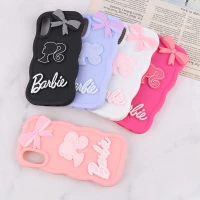 قاب موج دار سامسونگ Galaxy A30s / A50 / A50s طرح Barbie برجسته